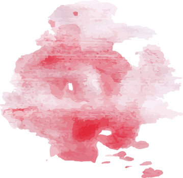 artistic pink watercolor element png