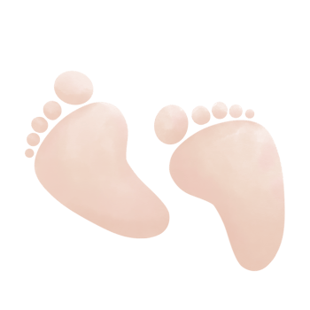 baby foot prints png