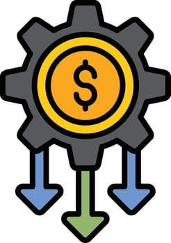 Low Startup Cost Vector Icon