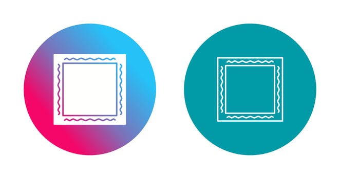 Unique Frame Vector Icon