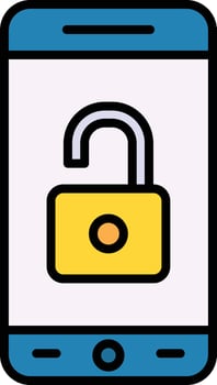 Mobile Unlock Vector Icon