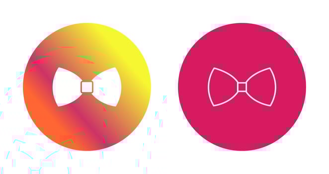 Bow Tie Vector Icon