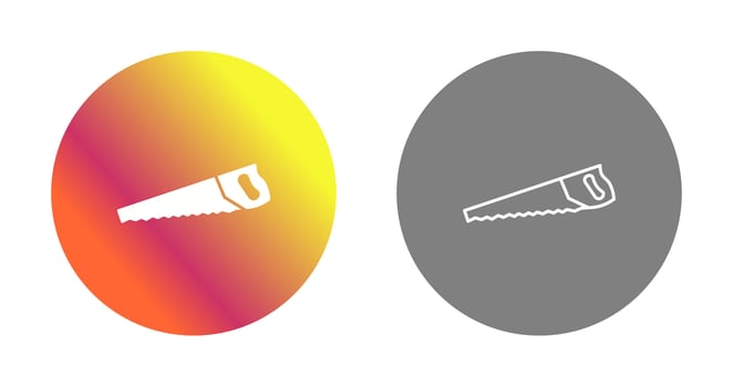 Handsaw Vector Icon