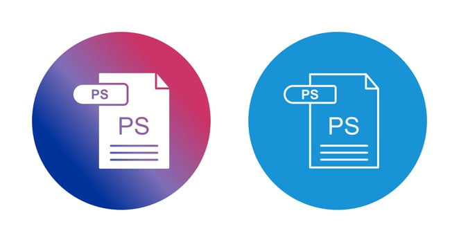PS Vector Icon