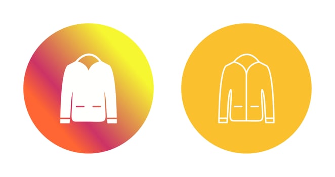 Men's Jacket Vector Icon