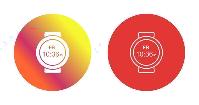 Sports Watch Vector Icon