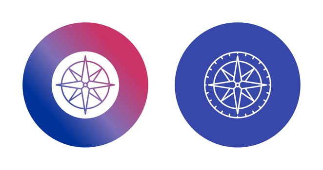 Compass Vector Icon