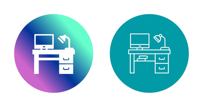 Desk Vector Icon