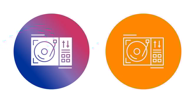 Turntable Vector Icon