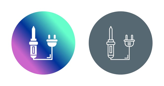 Soldering Iron Vector Icon