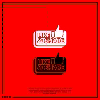 like and share for icon vector
