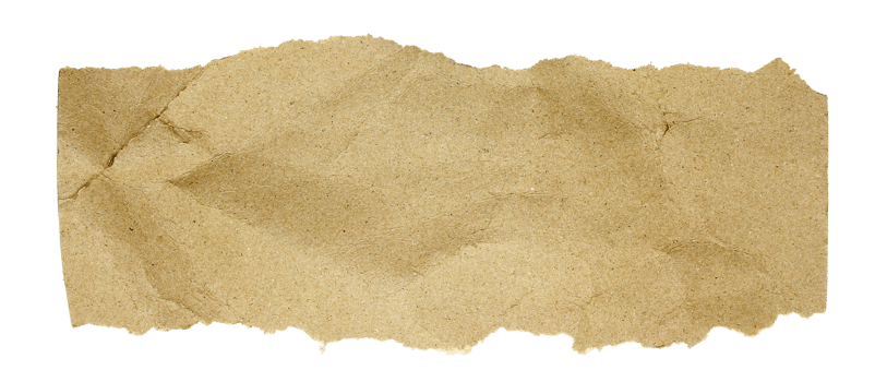 a sheet of paper torn to pieces on transparent background png file