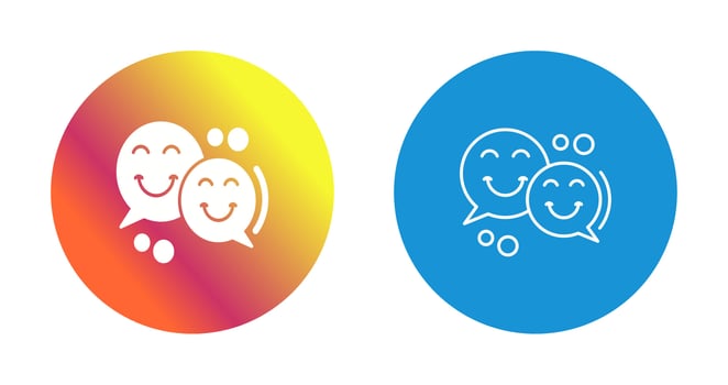 Chatting Vector Icon