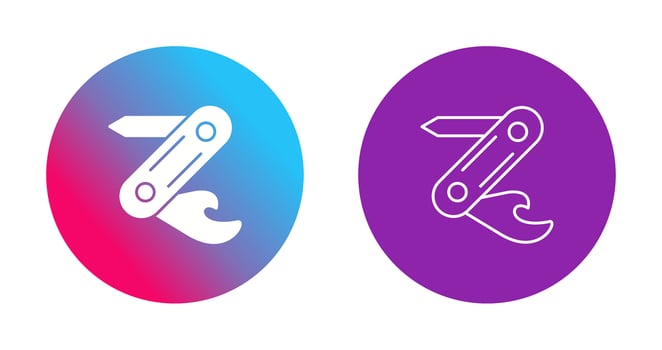Swiss Army Knife Vector Icon