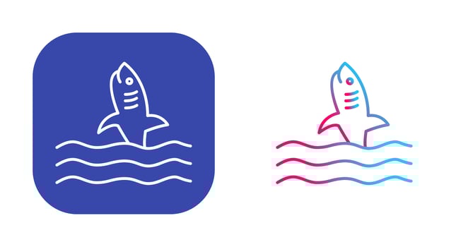 Dangerous Shark Vector Icon