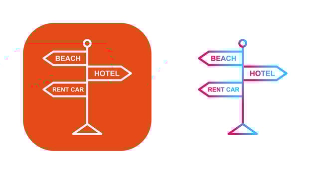 Signboard Vector Icon