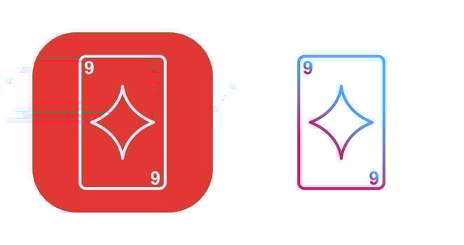 Diamonds Card Vector Icon