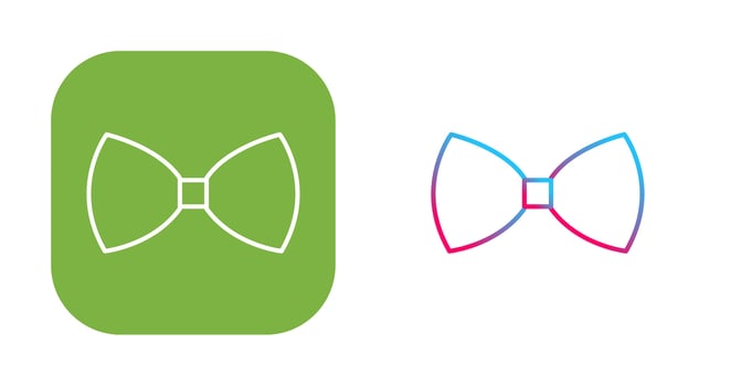 Bow Tie Vector Icon