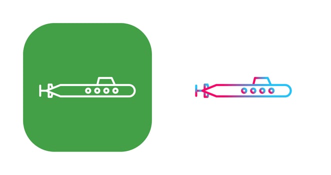 Submarine Vector Icon