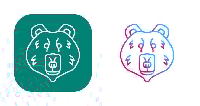 Polar Bear Vector Icon