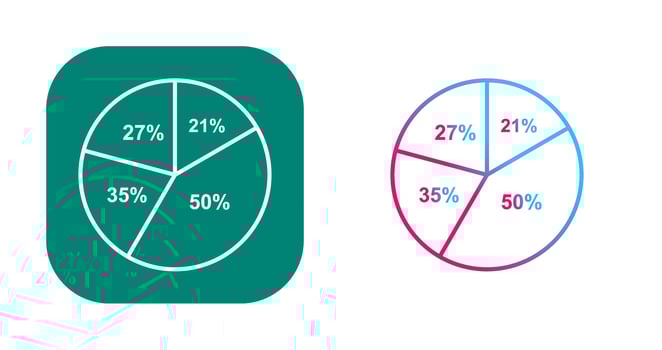 Pie Chart Vector Icon