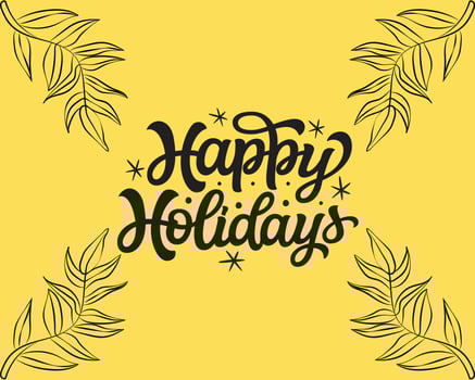 happy holiday illustration vector