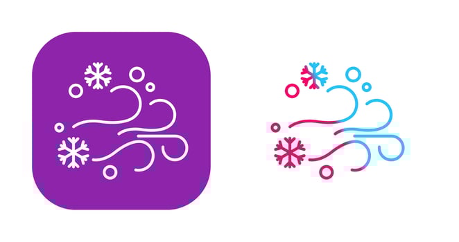 Blizzard Vector Icon