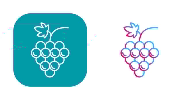Grapes Vector Icon