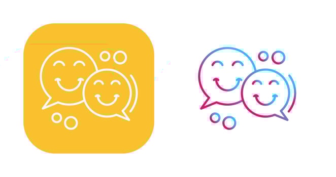 Chatting Vector Icon