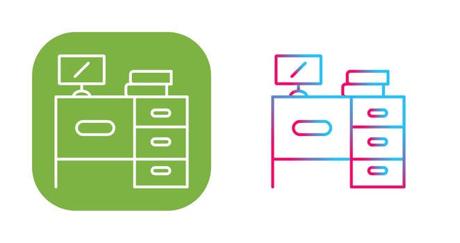 Desk Vector Icon