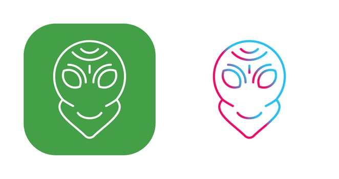 Alien Vector Icon