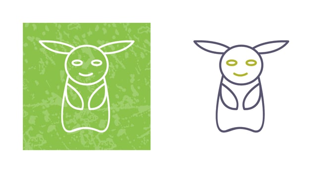 Unique Game Character Vector Icon