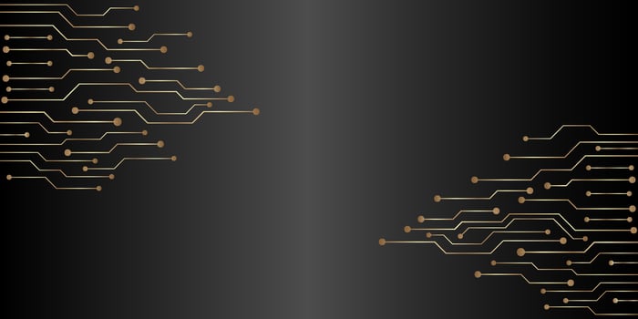 Computer chip Electronic circuit board vector for technology and finance concept and education for future