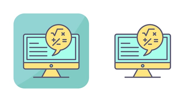 Maths Vector Icon