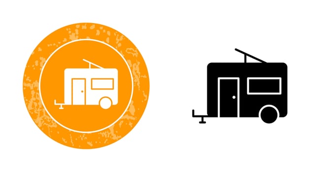 Trailer Vector Icon
