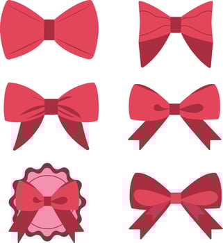 sticker simple ribbon vector