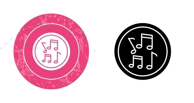 Musical Notes Vector Icon