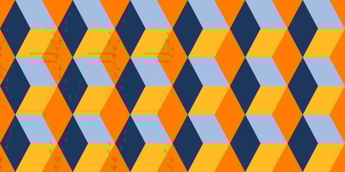 Geometric minimalistic mosaic seamless pattern. Abstract vector for web banner, business presentation, branding, card, invitation, poster, cover, textile print.