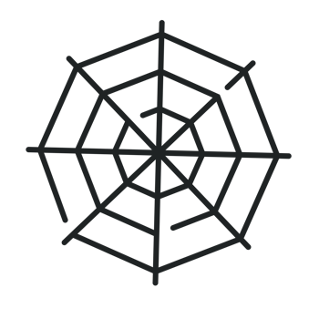 Spider web Halloween icon, Line icon, Halloween clip art png