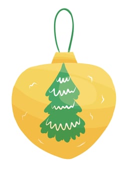 Cartoon Christmas toy vector