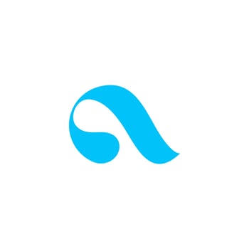 letter A abstract design logo vector