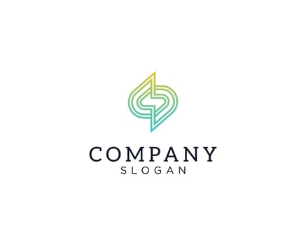 Letter BJ or JB logo vector