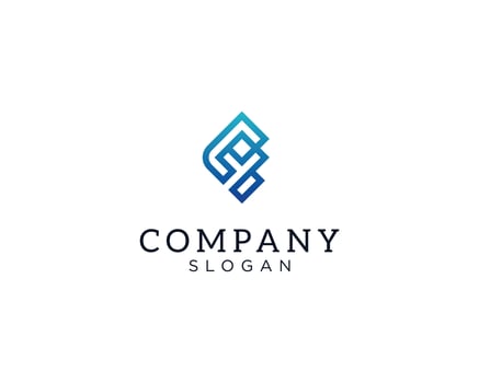 Letter BY or YB logo vector