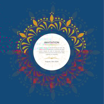 Creative luxury mandala design background in gold color. vector