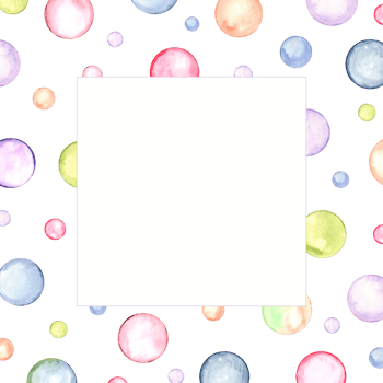 Simple frame design. Circle in soft pastel colors. Creative minimalist style. Splashes, polka dot, bubbles, round doodle spots, brush strokes, stains. Watercolor illustration for greeting, invitation png