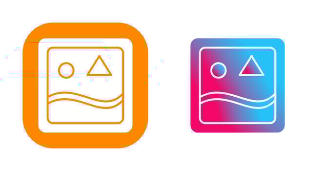 Unique Images Vector Icon
