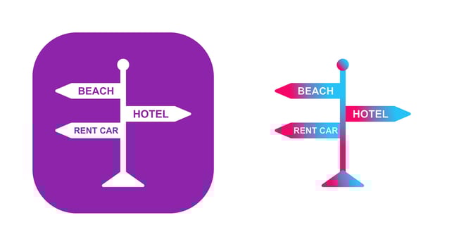 Signboard Vector Icon