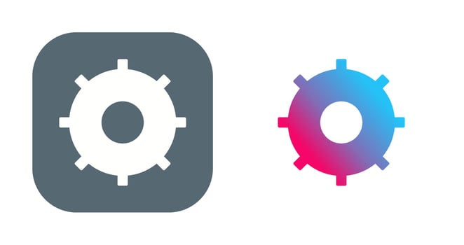 Unique Settings Vector Icon