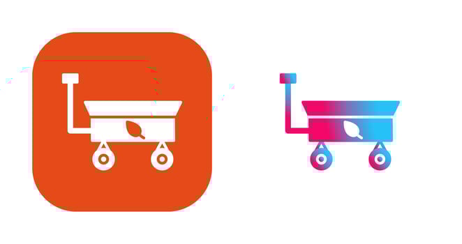 Garden Cart Vector Icon