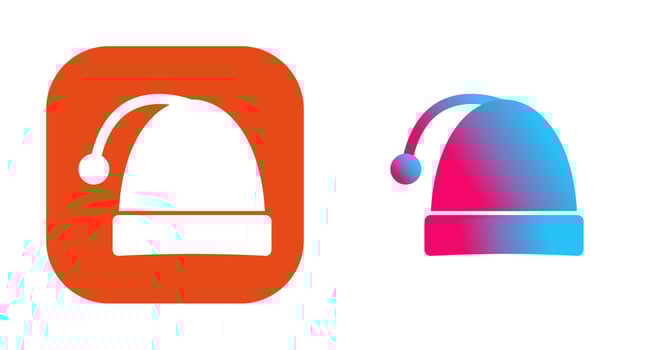 Christmas Cap Vector Icon